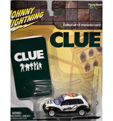 Johnny Lightning - Rare White Lightning - Clue - Chrysler PT Cruiser
