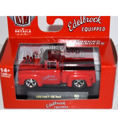 M2 Machines Ground Pounders Edelbrock 1956 Ford F-100 Pickup Truck