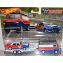 Hot Wheels Car Culture - Team Transport - 1970 Rover P6 Group 2 Rally Car and Rally Hauler
