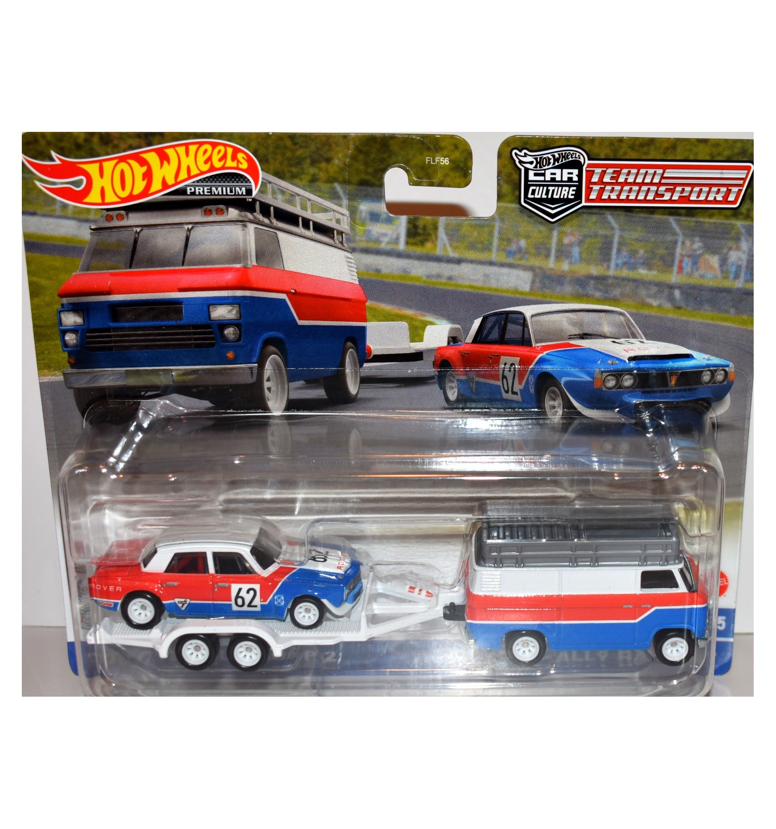 Hot Wheels '70 Rover P6 Group 2 Rally Hauler, Team Transport #55, 1 - Fry's  Food Stores