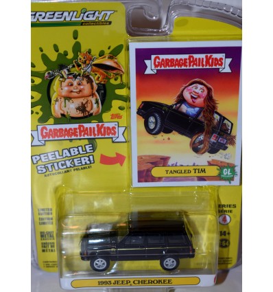 Greenlight - Garbage Pail Kids -Tangled Tim - 1993 Jeep Cherokee