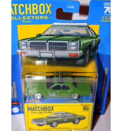 Matchbox Collectors - 1978 Dodge Monaco Missouri Sheriff Police Car