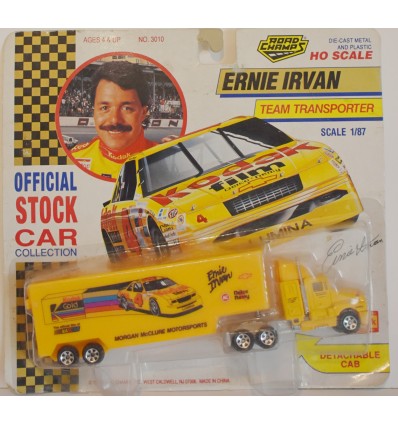 Road Champs - Rare HO Scale - Ernie Irvan KODAK Team Transporter