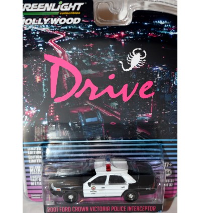 Greenlight Hollywood - Drive - 2001 Ford Crown Vic Police Interceptor