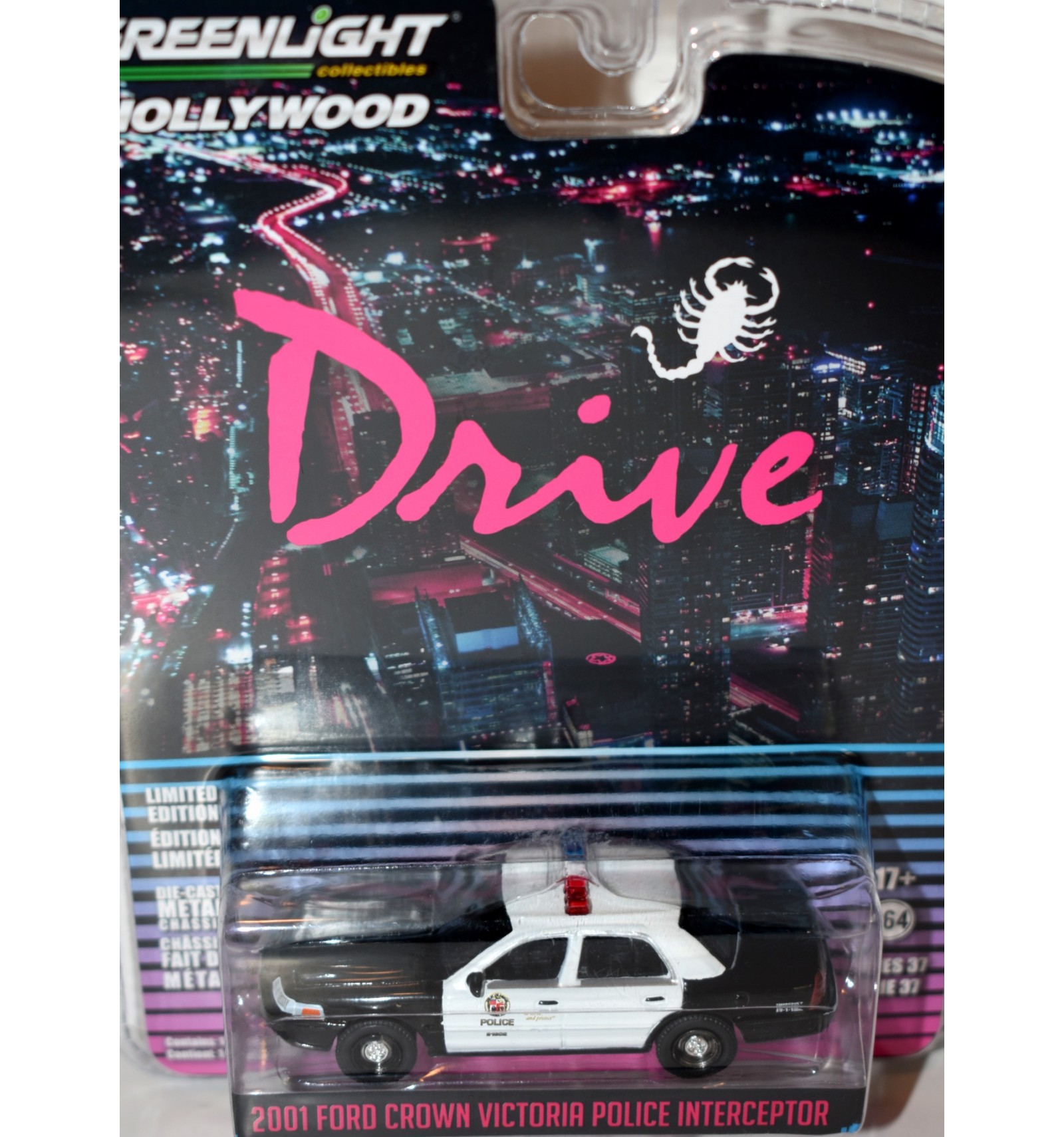 Greenlight Hollywood Drive 2001 Ford Crown Vic Police Interceptor