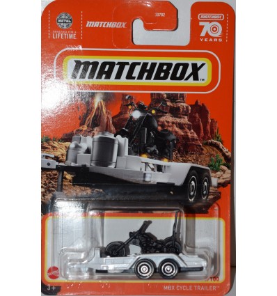 Matchbox - MBX Cycle Trailer with Chopper