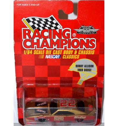 Racing Champions - Bobby Allison 1969 Dodge Charger Daytona Stock Car