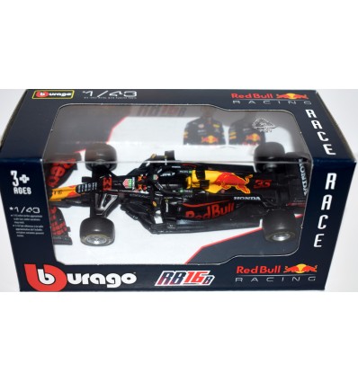 Bburago - Max Verstappen Red Bull RB16B Race Car - Global Diecast Direct