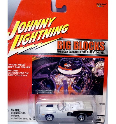 Johnny Lightning - Big Blocks - 1971 Plymouth Cuda Convertible