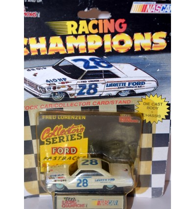 Racing Champions - NASCAR - Vintage Fred Lorenzen 1964 Ford Galaxie Stock Car