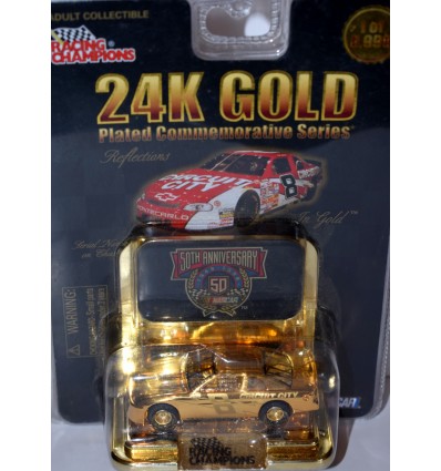 Racing Champions NASCAR - 24K Gold Plated Hut Stricklin Circuit City Chevy Monte Carlo