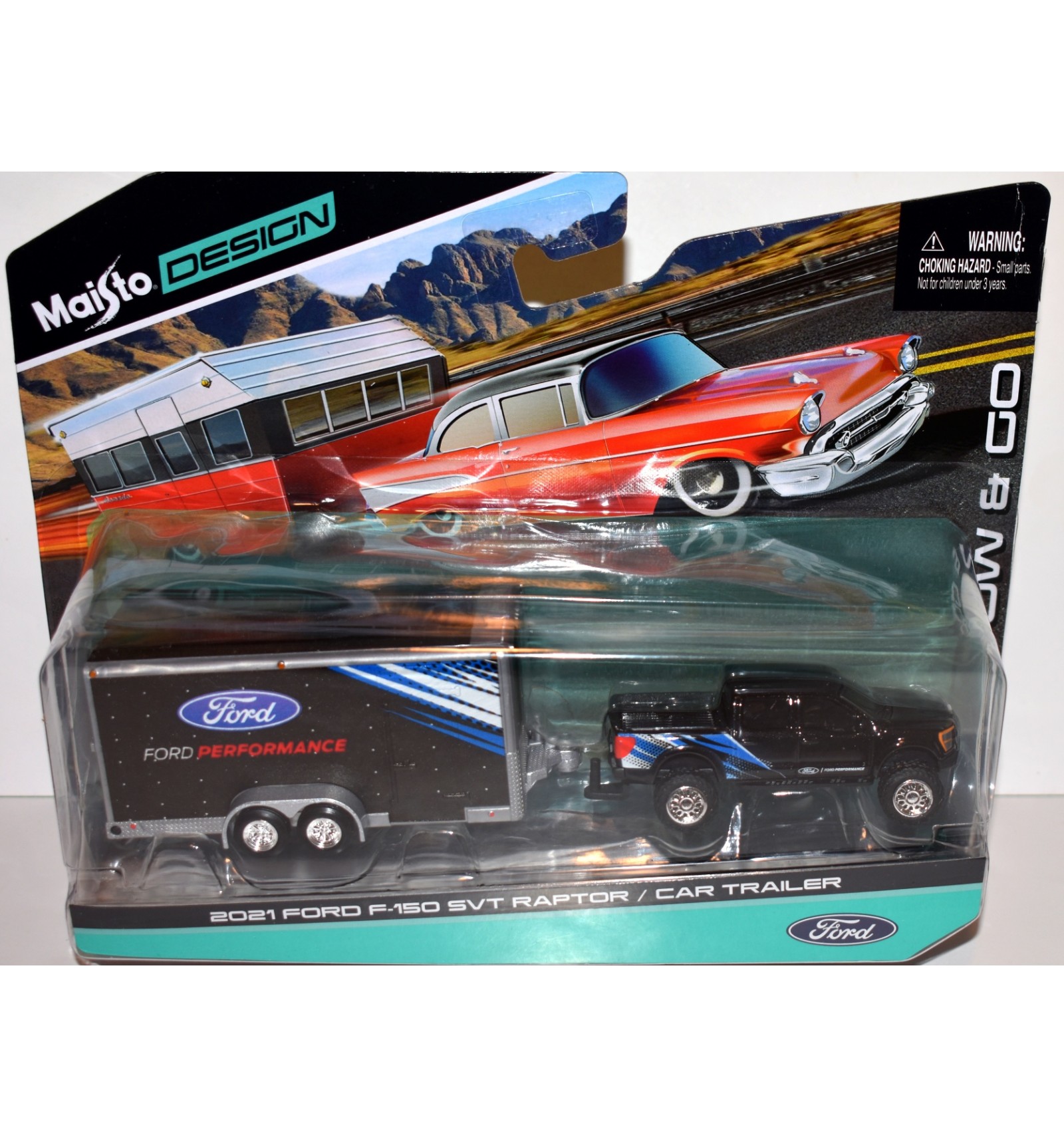 Maisto - Transport - 2021 Ford SVT Raptor with Ford Performance Trailer -  Global Diecast Direct
