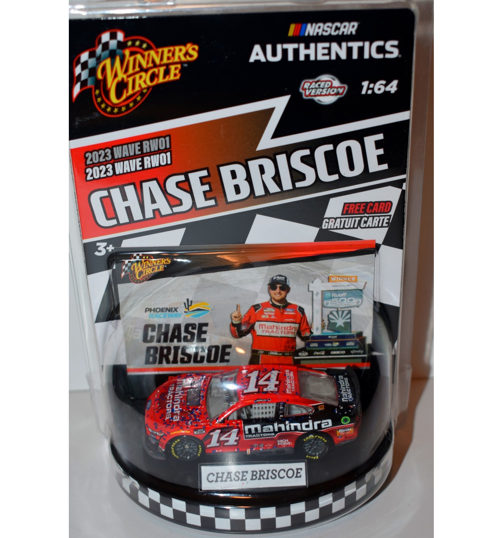 Lionel NASCAR Authentics Winners Circle Chase Briscoe Mahindra