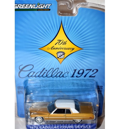 GreenLight Anniversary Series - Cadillac 70th Anniversary - 1972 Cadillac Coupe Deville