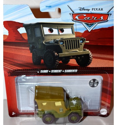 Disney CARS - Sarge - Military Jeep