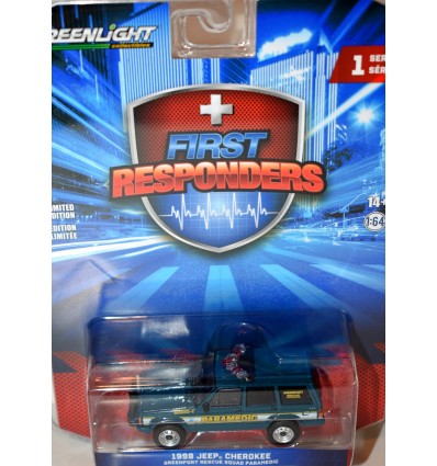 Greenlight First Responders - Greenport Rescue Squad 1998 Jeep Cherokee Paramedic Truck