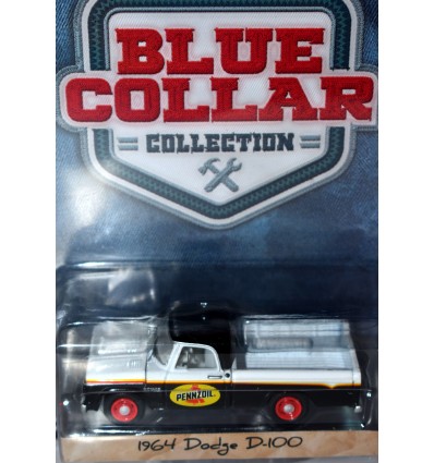 Greenlight - Blue Collar - 1964 Dodge D-100 Pennzoil Shop Truck