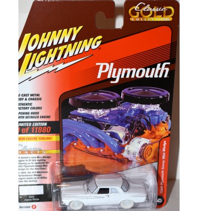 Johnny Lightning - White Lightning Chase Car - 1962 Plymouth Savoy Max Wedge