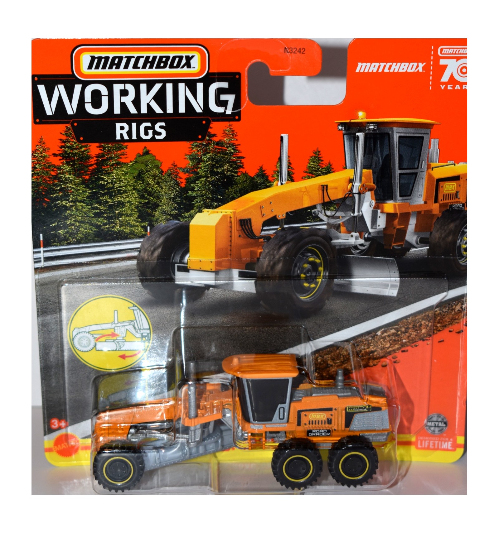 Matchbox Working Rigs - Road Grader - Global Diecast Direct