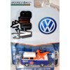 Greenlight - Club V-Dub - 1979 Volkswagen T2 Double Cab Road Union 76 Tow Truck