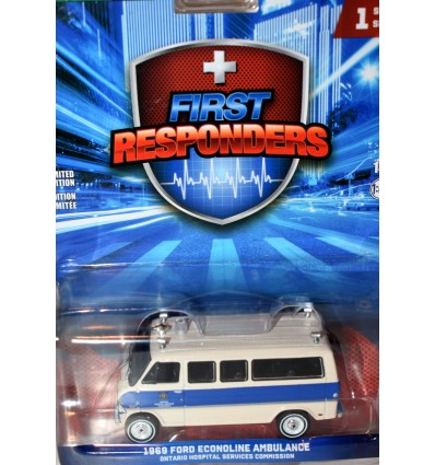 Greenlight First Responders - Ontario Hospital Services Commission 1969 Ford Econoline Ambulance