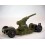 Tootsietoy Military - Army Four Wheel Cannon