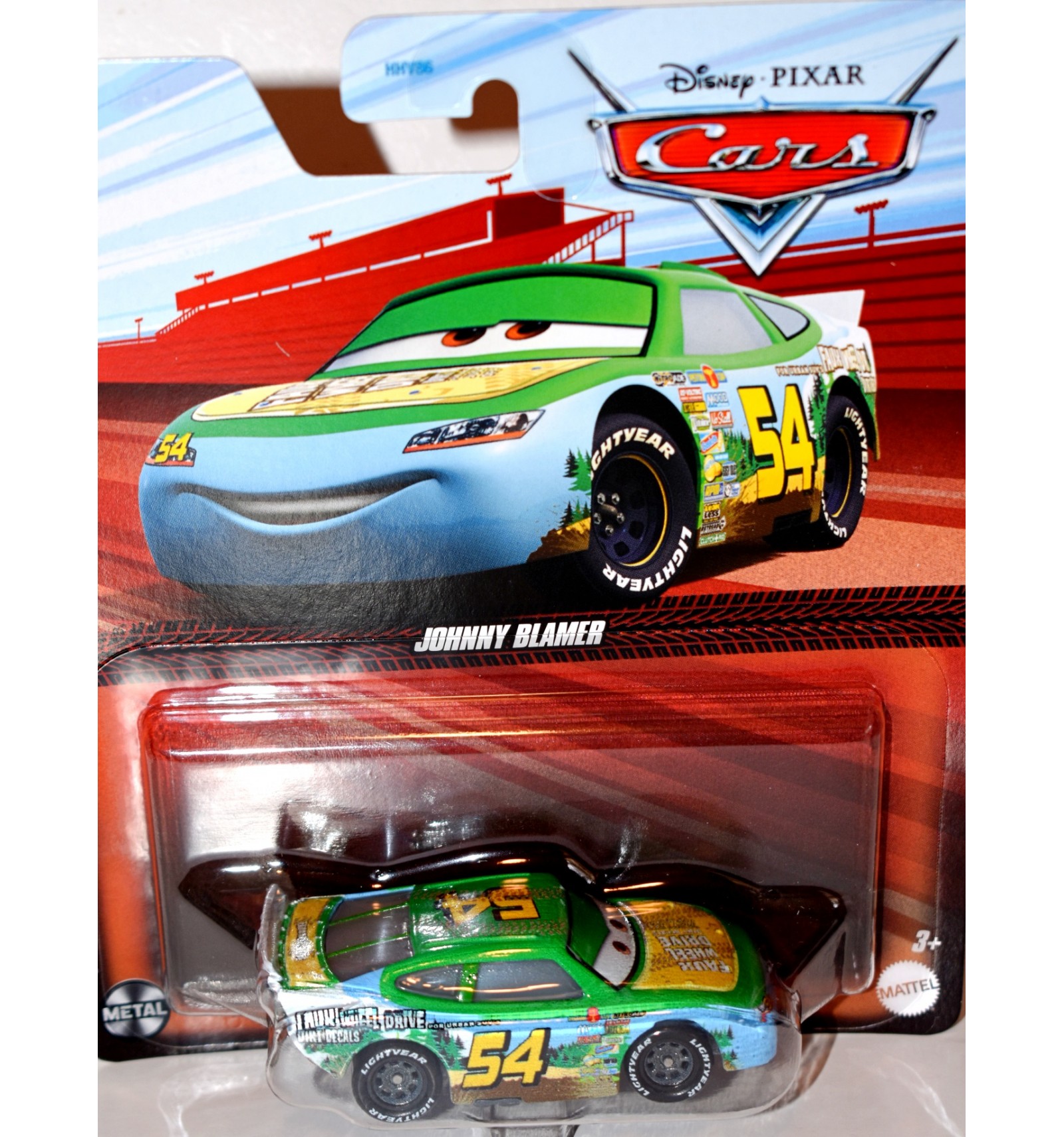 Disney Cars - Johnny Blamer - Piston Cup Pace Car - Global Diecast Direct