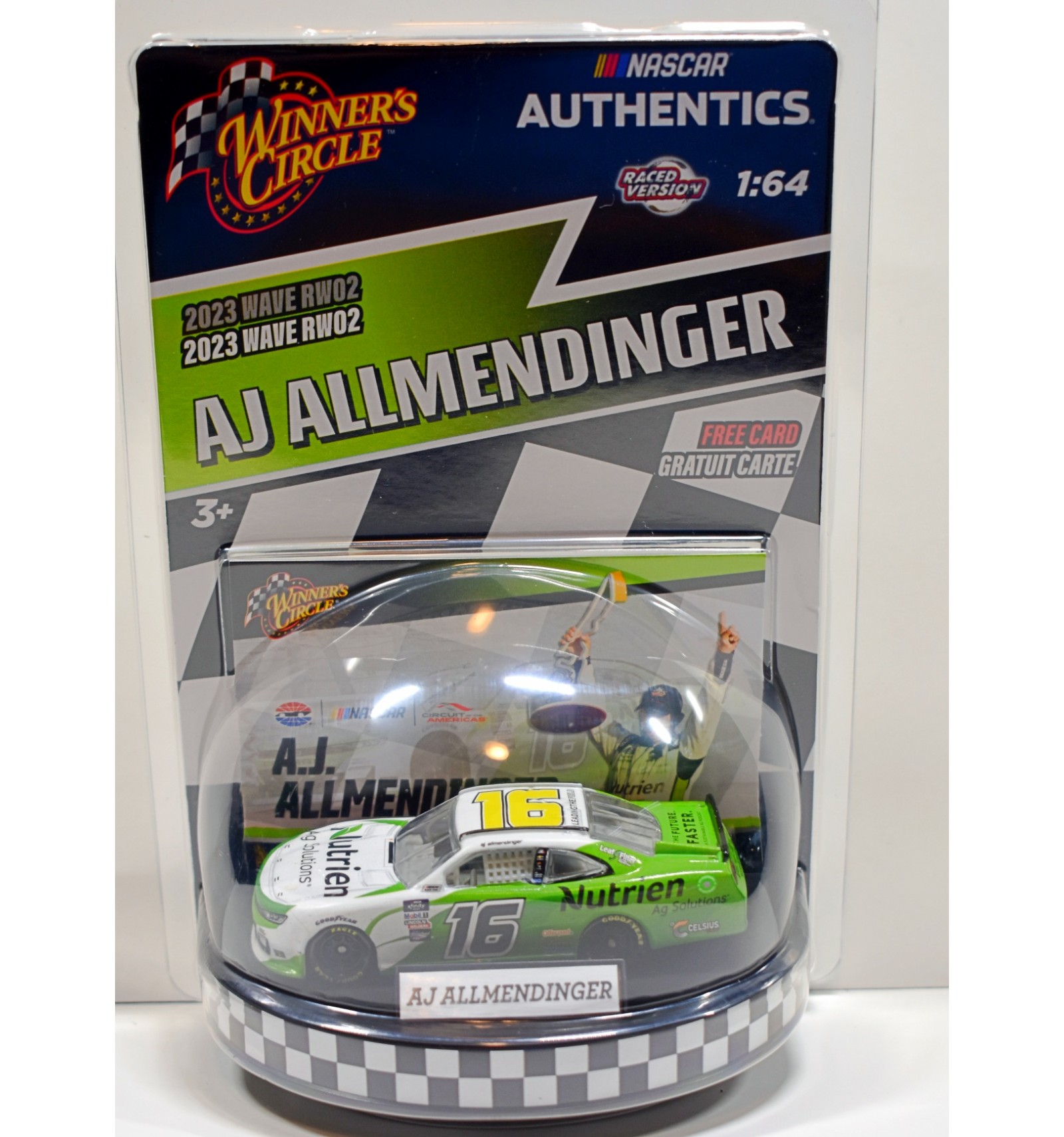 Winners Circle NASCAR Authentics AJ Allmendinger Nutrien Chevrolet