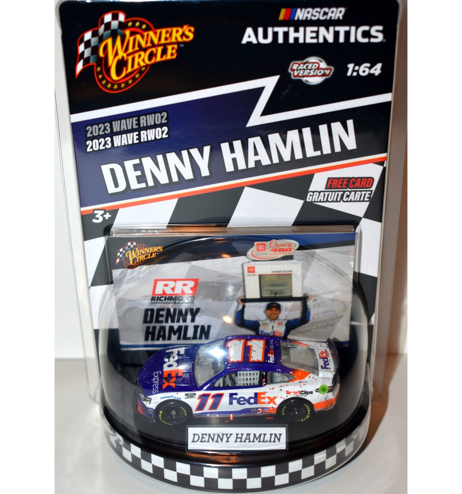 Winners Circle NASCAR Authentics Hamlin FedEx Toyota Camry