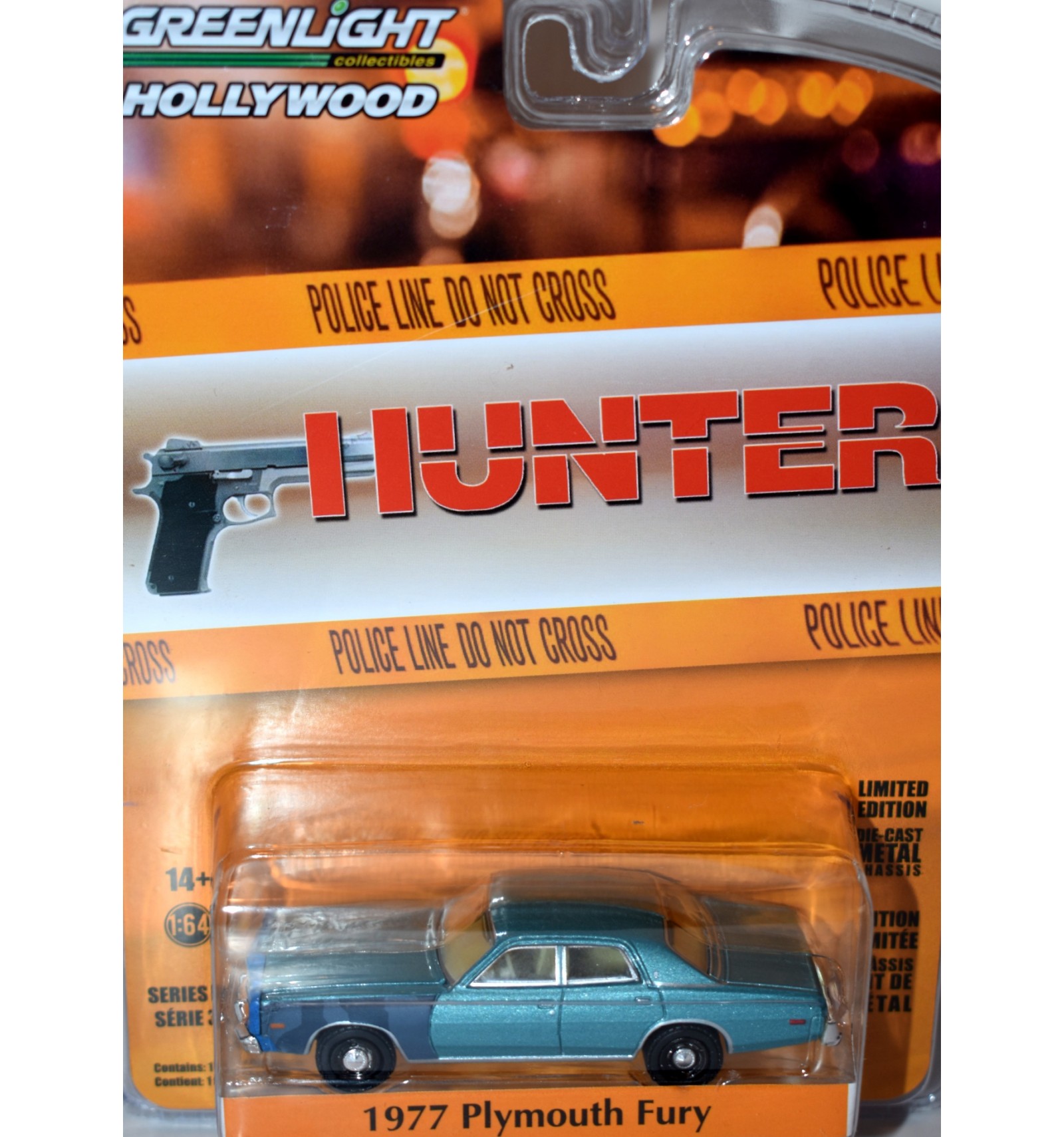 Greenlight Hollywood - Hunter - 1977 Plymouth Fury Unmarked Police Car ...