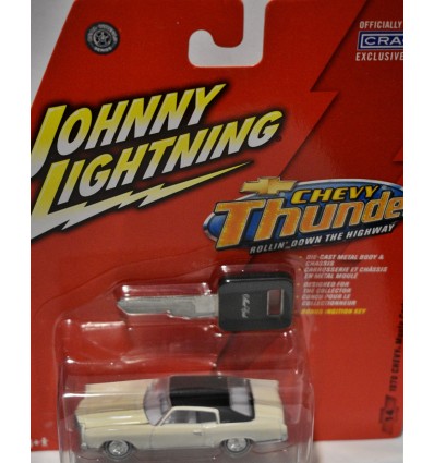 Johnny Lightning Chevy Thunder - Rare White Lightning - 1970 Chevrolet Monte Carlo