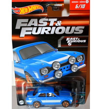 Hot Wheels Fast & Furious - 1970 Ford Escort RS1600