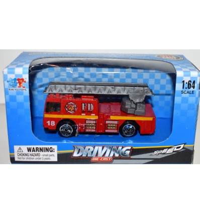 Xin Yu Toys - Driving - Dennis Ladder Fire Truck