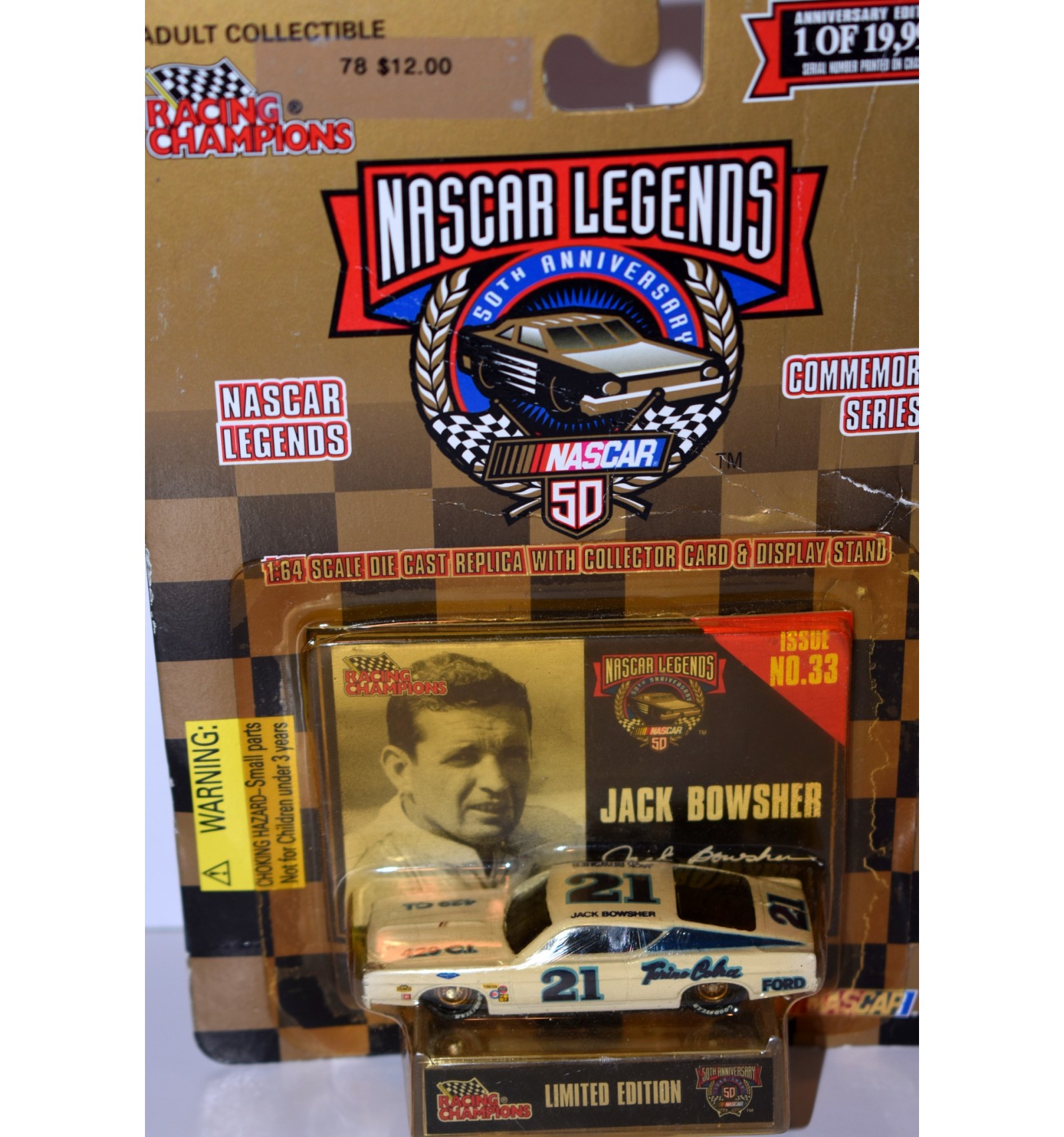 Racing Champions - NASCAR - 50th Anniversary Series - Jack Bowser 1969 Ford  Torino Talladega - Global Diecast Direct