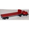 MIni Metals - P-I-E International Harvester R-190 Tractor with 32" Flatbed Trailer