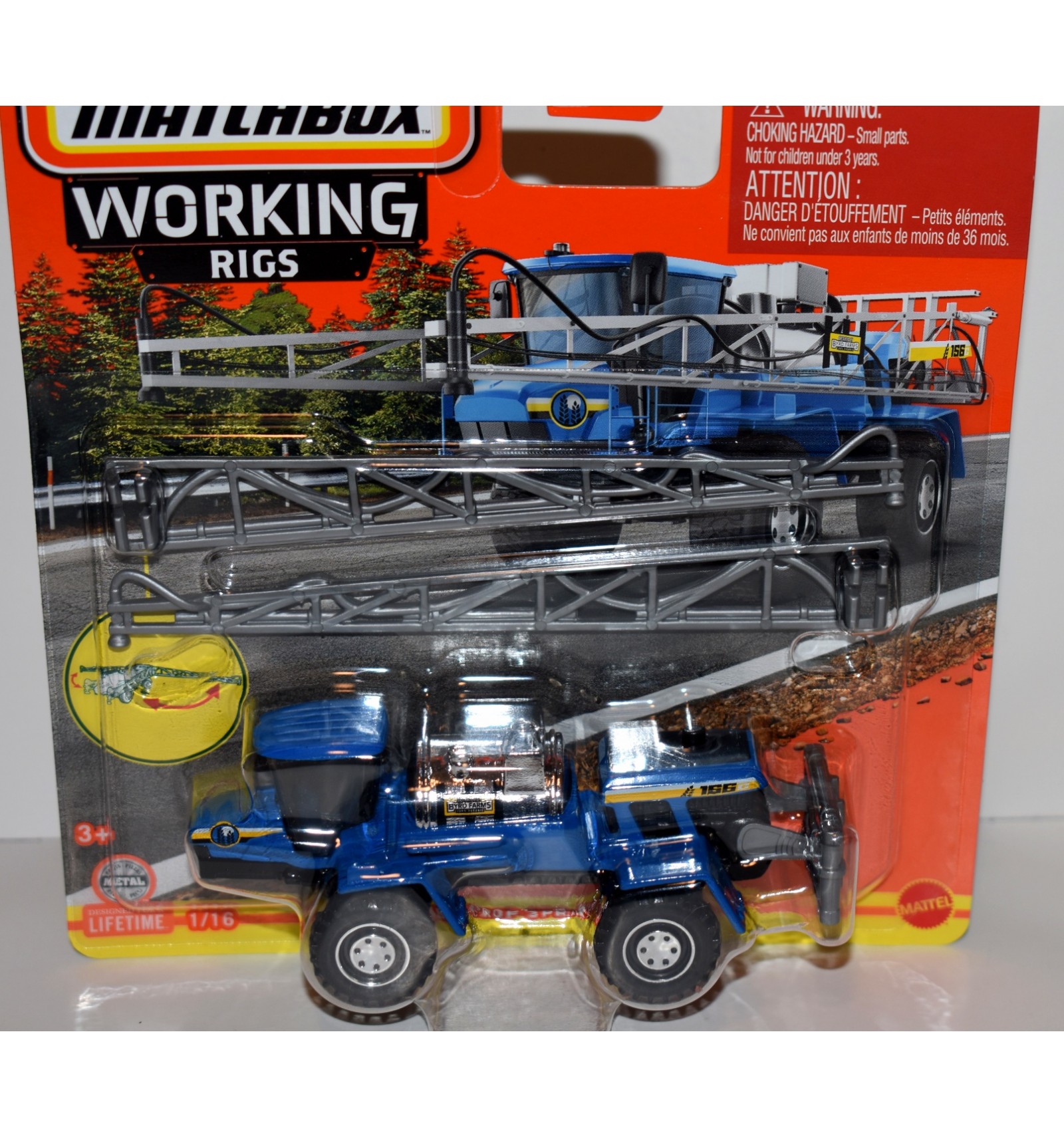 Matchbox Working Rigs - Farm Crop Sprayer - Global Diecast Direct