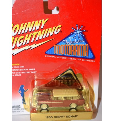 Johnny Lightning - The Fabulous Motorama - Rare White Lighting Chase 1955 Chevrolet Nomad