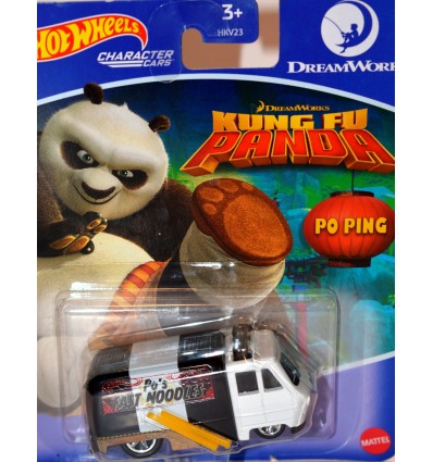 Hot Wheels Character Cars - Dreamworks - Kung Fu Panda Po Ping's Fast Noodles Van