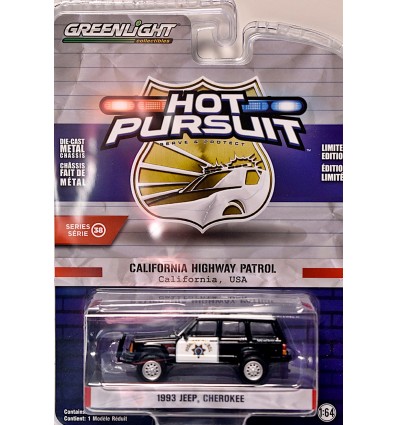 Greenlight - Hot Pursuit - California Highway Patrol 1993 Jeep Cherokee