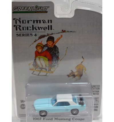 Greenlight - Norman Rockwell - 1967 Ford Mustang Coupe Ski Special