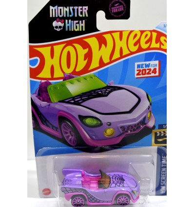 Hot Wheels 2024 New Models - Monster High Ghoul Mobile