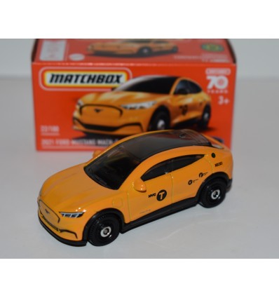 Matchbox Power Grabs Ford Mustang e NYC Taxi Cab