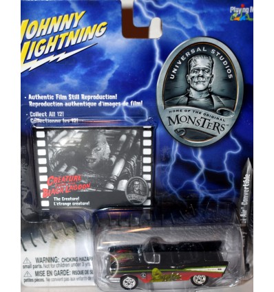 Johnny Lightning - Universal Monsters Creature from the Black Lagoon - 57 Chevy Bel Air Convertible