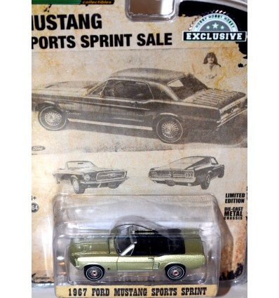 Greenlight Exclusive - 1967 Ford Mustang Sports Sprint Convertible