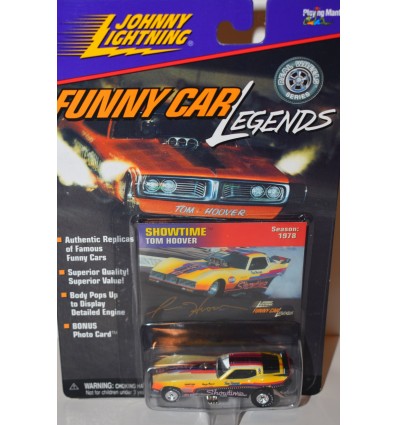 Johnny Lightning Funny Car Legends: Rare Tom Hoover Showtime Chevrolet Corvette NHRA Funny Car