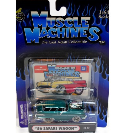 Muscle Machines Chase Car - '56 Pontiac Safari Station Wagon