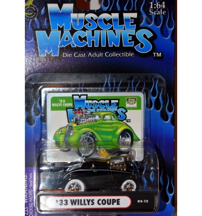 Muscle Machines Chase Car - 1933 Willys Coupe