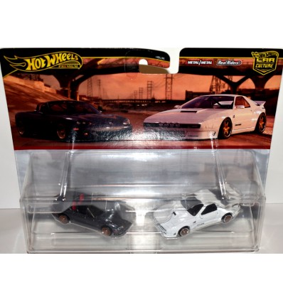 Hot Wheels Premium - Mazda Set - '04 MazdaSpeed Miata and RX7 FC Pandem