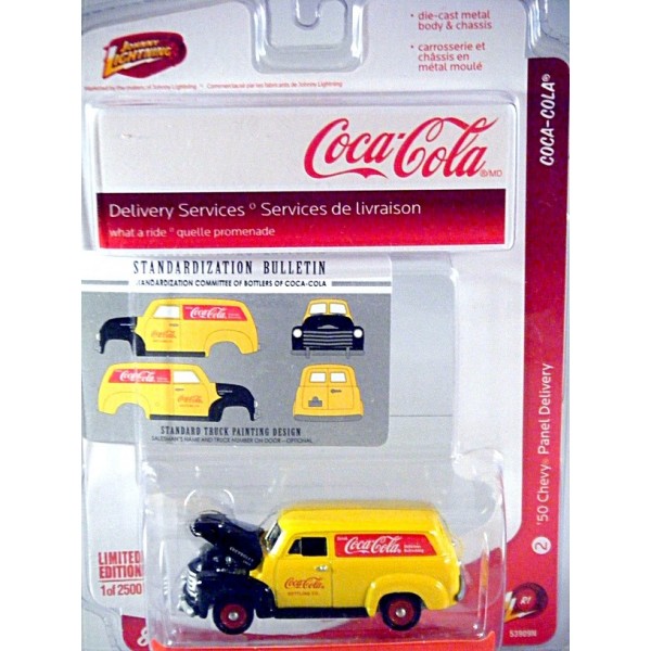 2003 Johnny Lightning Coca Cola 1976 Chevy Van & '33 Ford Panel Billboards 