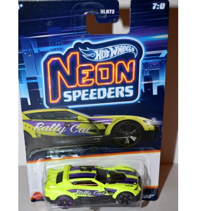 Hot Wheels Neon Speeders - Rally Cat Rally Car